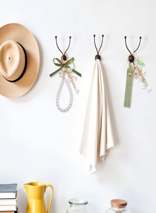 xinxingin 2 Pcs Keychains Aesthetic, Keychain for Girls Cute, Bag Charm for Handbags, Backpacks, Phone Cases, Stylish Accessory for Teenage Girls and Young Women, Car Keys, Green - Image 2