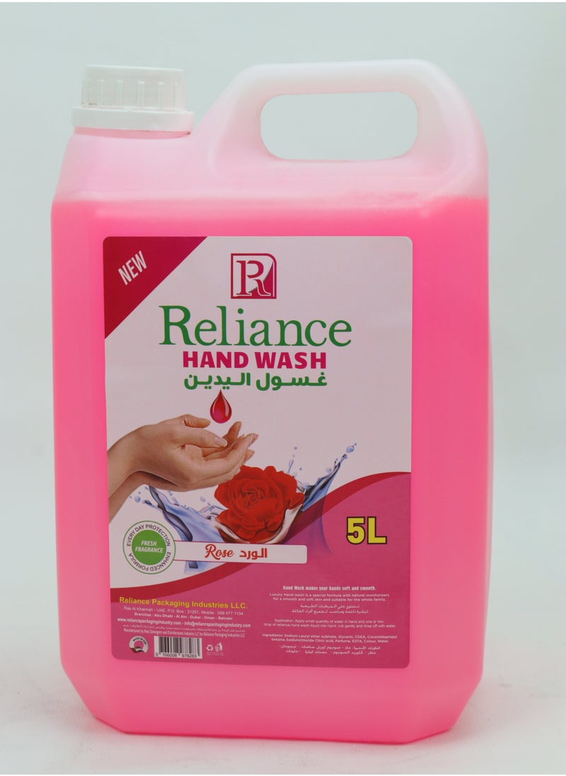 Reliance - Reliance Rose Bliss Hand Wash 5ltr(Pack of 4) - Image 1
