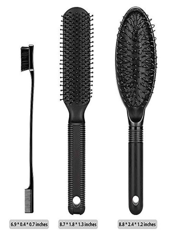 Dreamlover - Wig Brush For Synthetic Wigs, Synthetic Wig Brush For Human Hair, Wig Comb For Lace Front, 4 Pack - Image 1