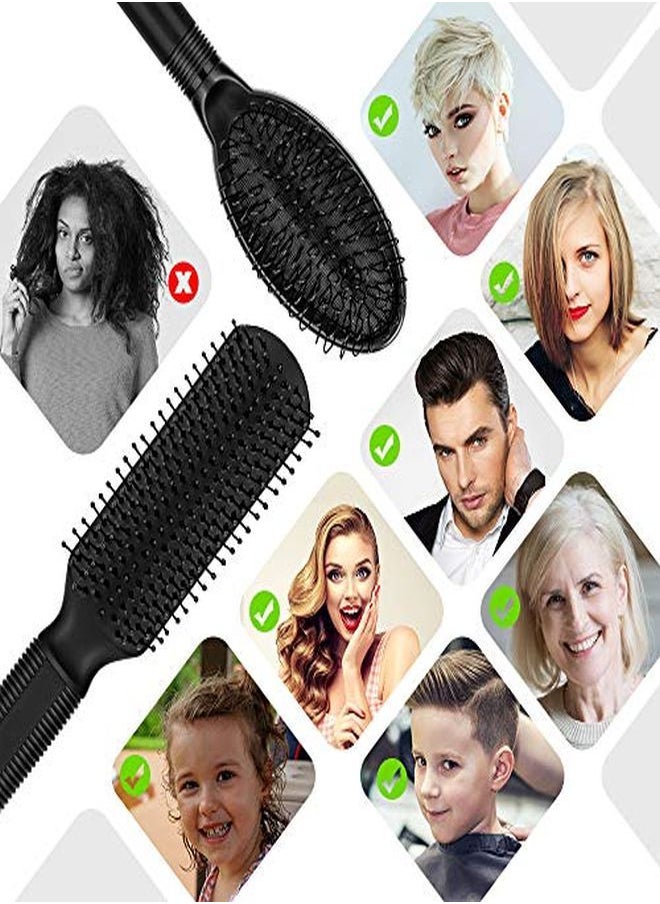 Dreamlover - Wig Brush For Synthetic Wigs, Synthetic Wig Brush For Human Hair, Wig Comb For Lace Front, 4 Pack - Image 1