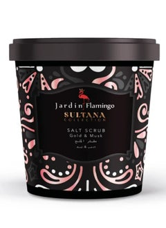 Jardin Flamingo Sultana Salt Scrub Gold & Musk 