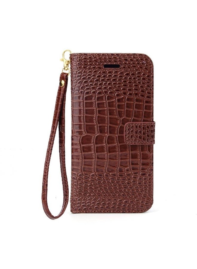 Suitable For IPhone 16 Crocodile Pattern 15PRO Phone Case Wallet S24 Phone Protection Leather Case
