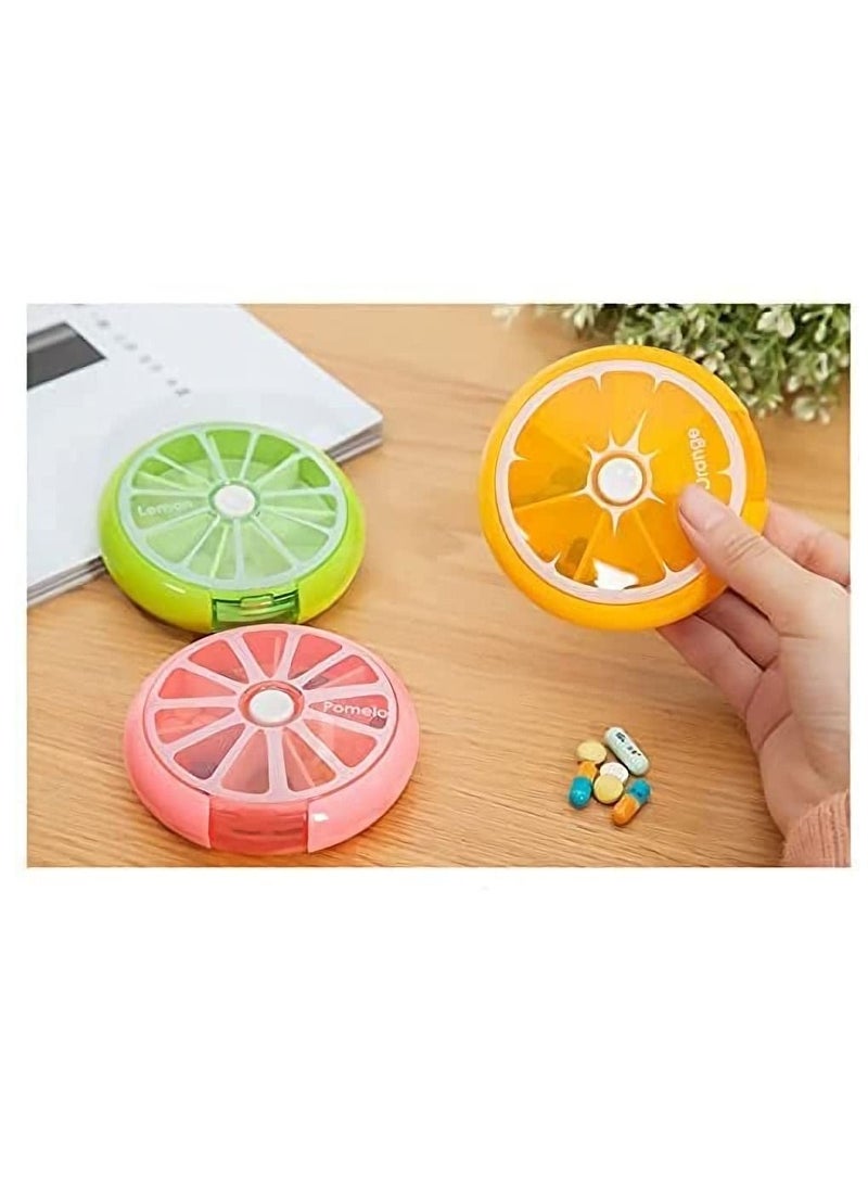Pill Cases Pill Box Weekly 3 Times 7 Compartments Large Medicine Pill Organizer(3 PCS) - Image 3