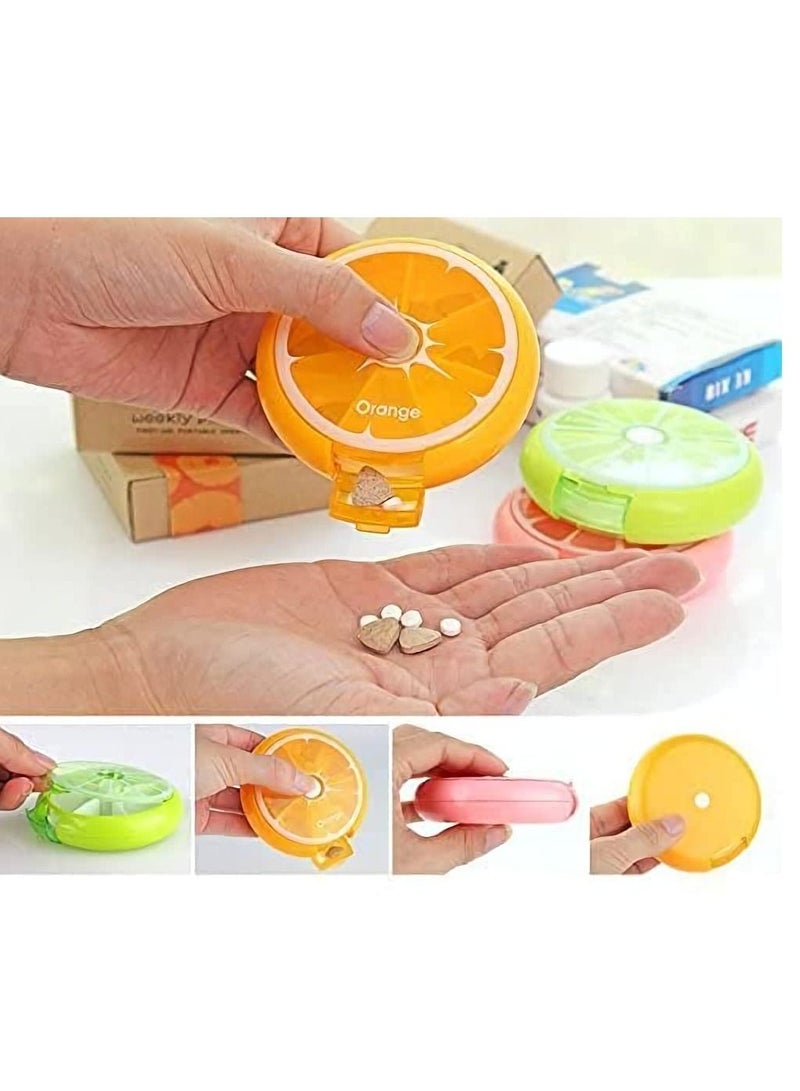 Pill Cases Pill Box Weekly 3 Times 7 Compartments Large Medicine Pill Organizer(3 PCS) - Image 4