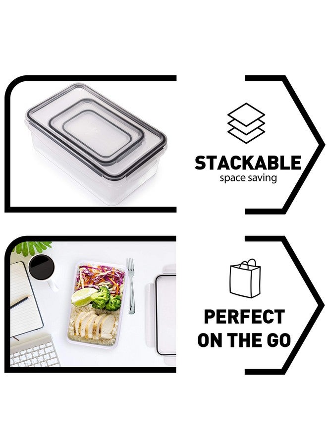 Fullstar مجموعة فولستار من 28 قطعة حاويات تخزين الطعام البلاستيكية مع الأغطية (14 حاوية و 14 غطاء) - مقاومة للتسرب، خالية من BPA، حاويات تحضير الوجبات، مجموعة تخزين الغداء القابلة لإعادة الاستخدام لتنظيم المطبخ (عبوة من 28)  - Image 5