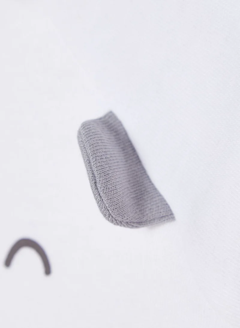 MANGO Infant Embossed Ears Bodysuit