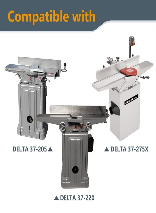 باورتيك شفرات وصل POWERTEC مقاس 6 بوصات لوصلة Delta 37-190 37-195 37-205 37-220 37-275X، بديل لسكاكين التوصيل 37-658، مجموعة من 3 (148031) - Image 4