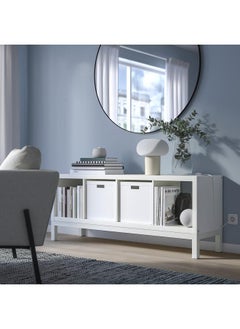 Zaboon Shelving Unit With Underframe, White/White, 147X59 Cm  - Image 2