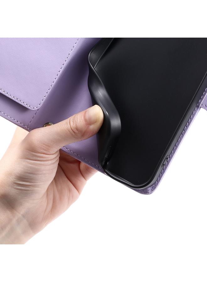 اس-توب جراب لهاتف Samsung Galaxy A05 4G Global Ring Buckle Rhombe Leather Phone Case - Image 4