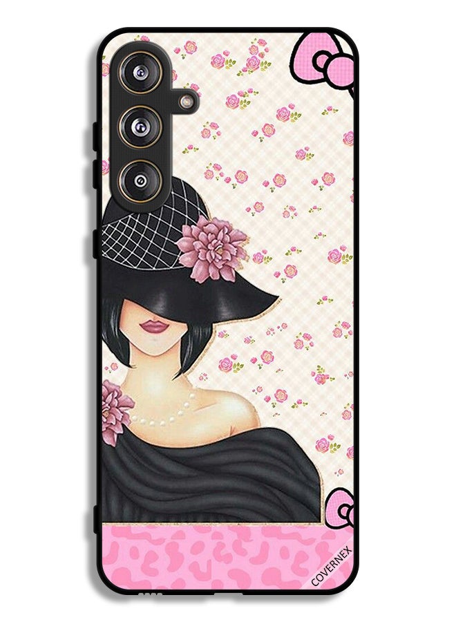 Covernex Samsung Galaxy F55 5G Protective Case Cover Hat Girl - Image 1