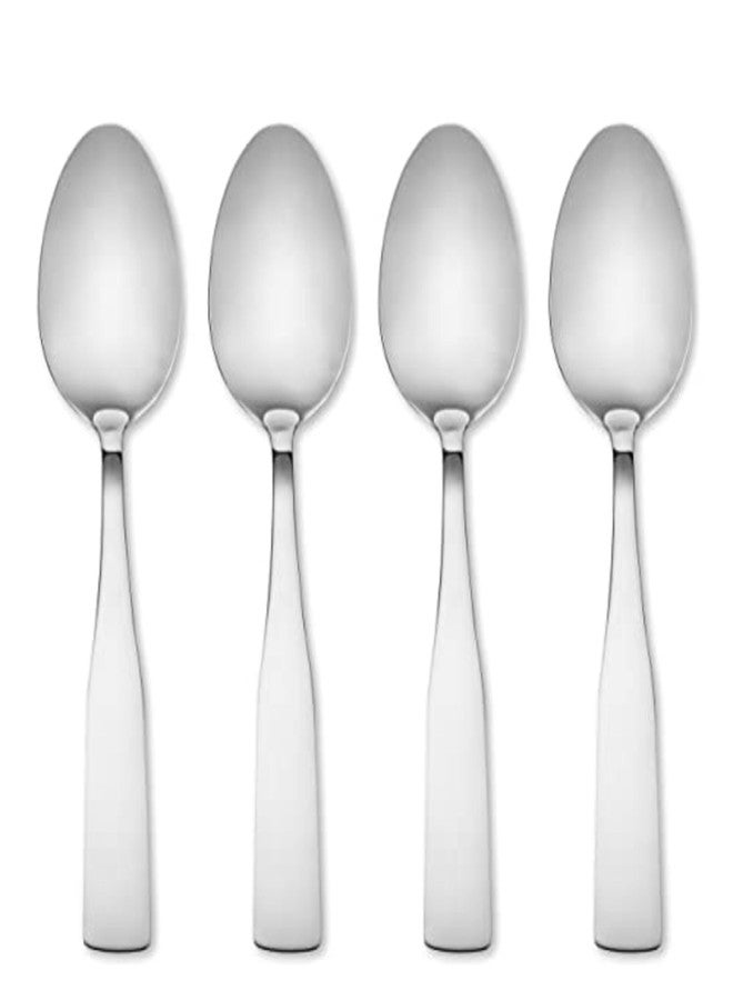 Hampton Forge Bristol Satin 4Pk Dinner Spoons/Color Card, 0.35 LB, Metallic