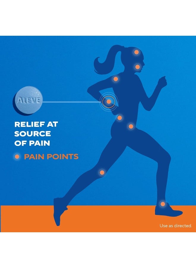 Aleve أقراص أليف لتخفيف آلام الظهر والعضلات - 250 حبة - Image 5