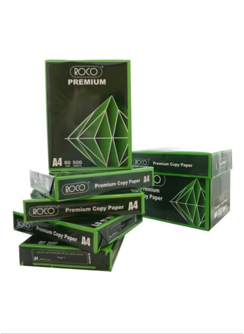 Roco Pack Of 5 A4 Premium Copy Papers Set