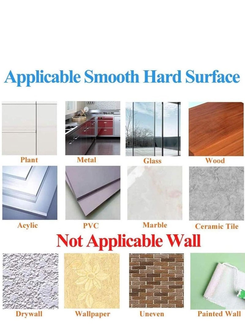 مجموعة من 20 خطافًا جداريًا شفافًا شديد التحمل - مقاوم للماء والزيوت، مثالي للاستخدام في المطبخ والحمام - Image 5