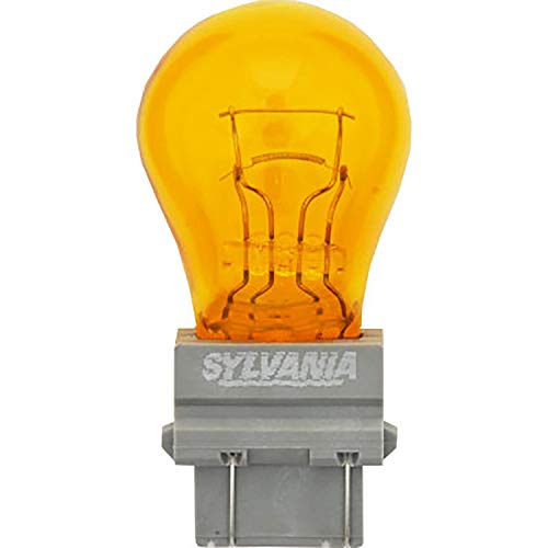 SYLVANIA - 4157NA Long Life Miniature - Amber Bulb, Ideal for Parking, Side Marker, and Turn Signal Applications, Incandescent (Contains 2 Bulbs) - Image 5
