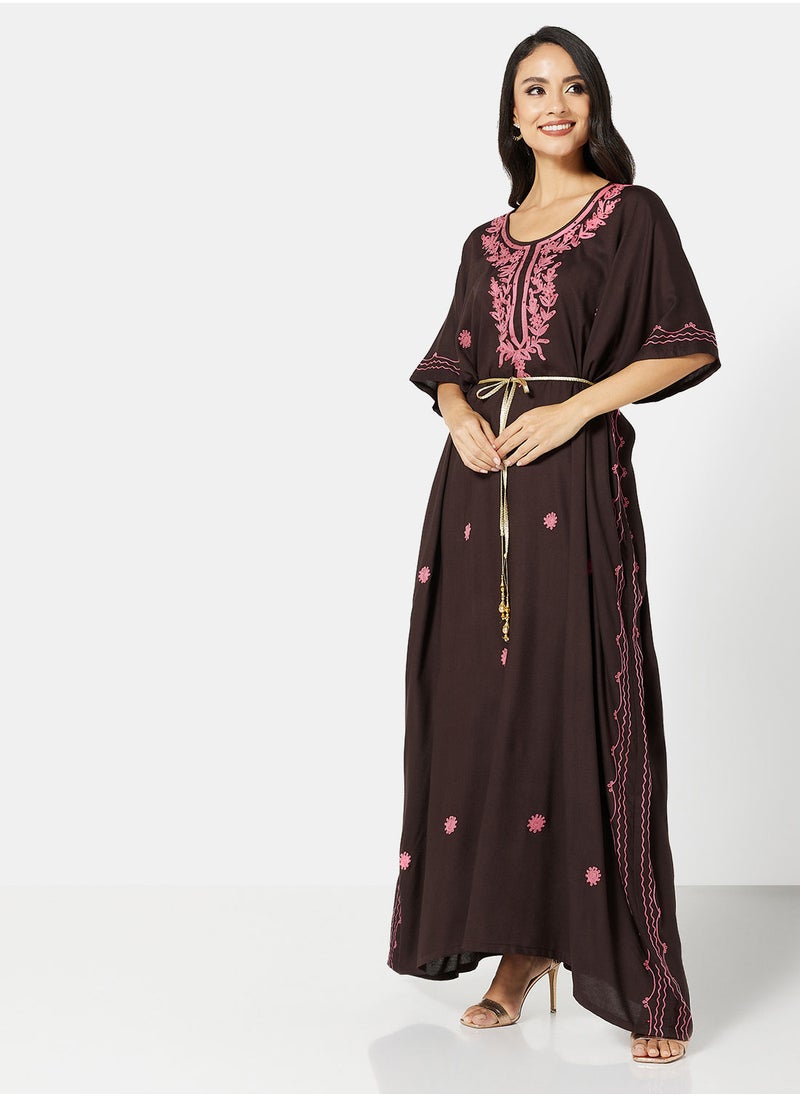 ARABIAN CLOSET EMBROIDERED KAFTAN  - Image 1