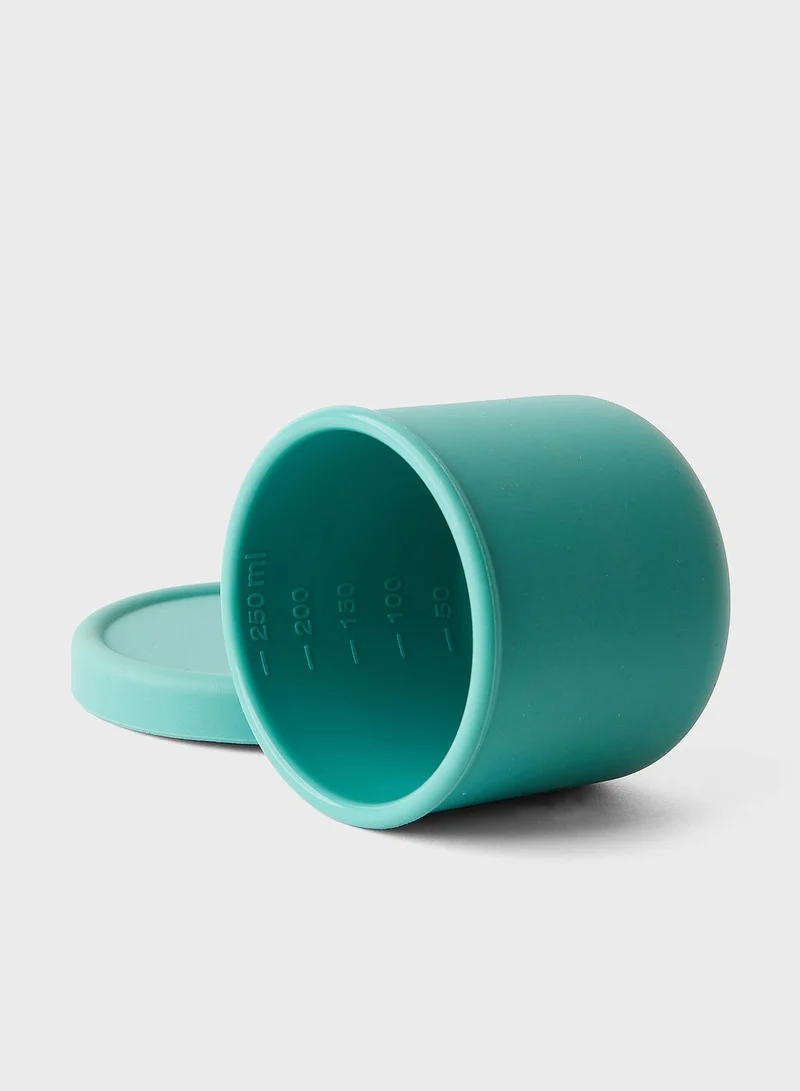 Prickly Pear Medium Meal-Prep Teal Silicone Container