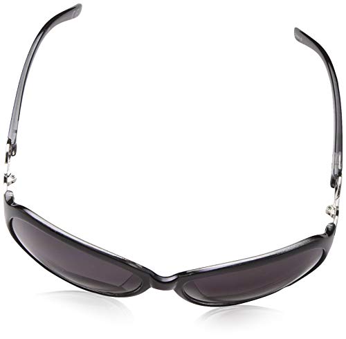 Foster Grant Women's Latte Oval Reading Sunglasses, Black/Transparent, 62 mm + 1.75 - Image 4