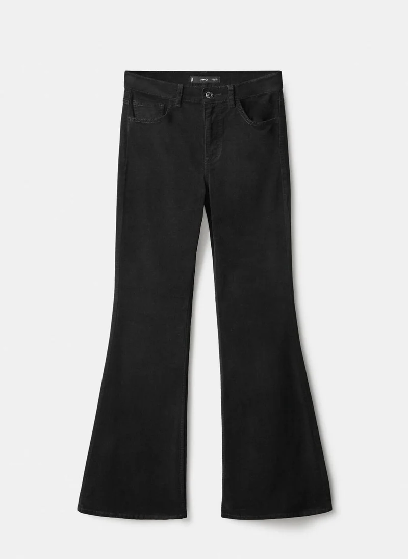 MANGO  Velvet flared jeans for Women | Best Price UAE