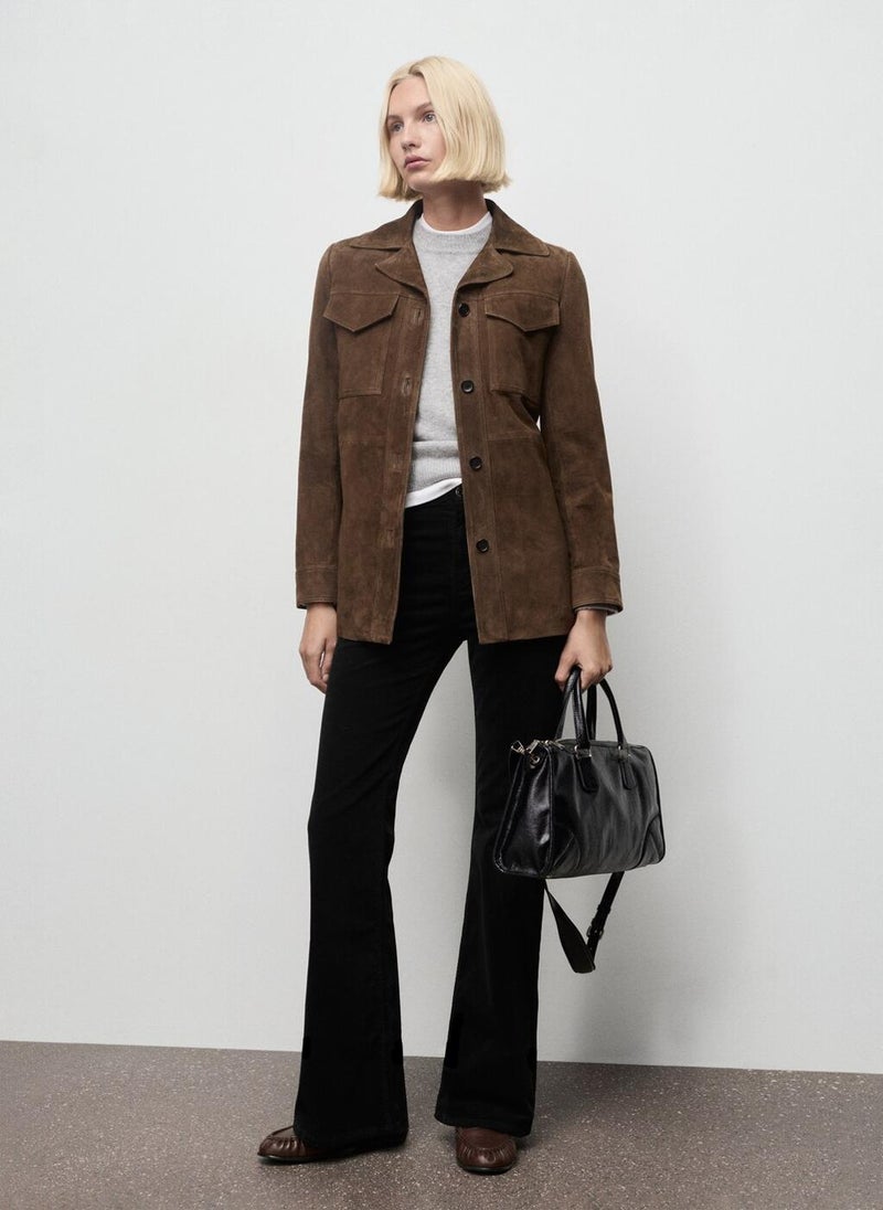 مانجو بنطلون جينز مخملي واسع - Image 5