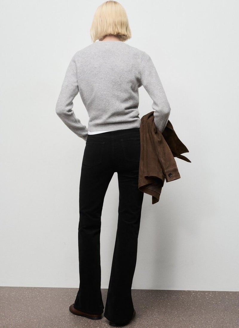 مانجو بنطلون جينز مخملي واسع - Image 2