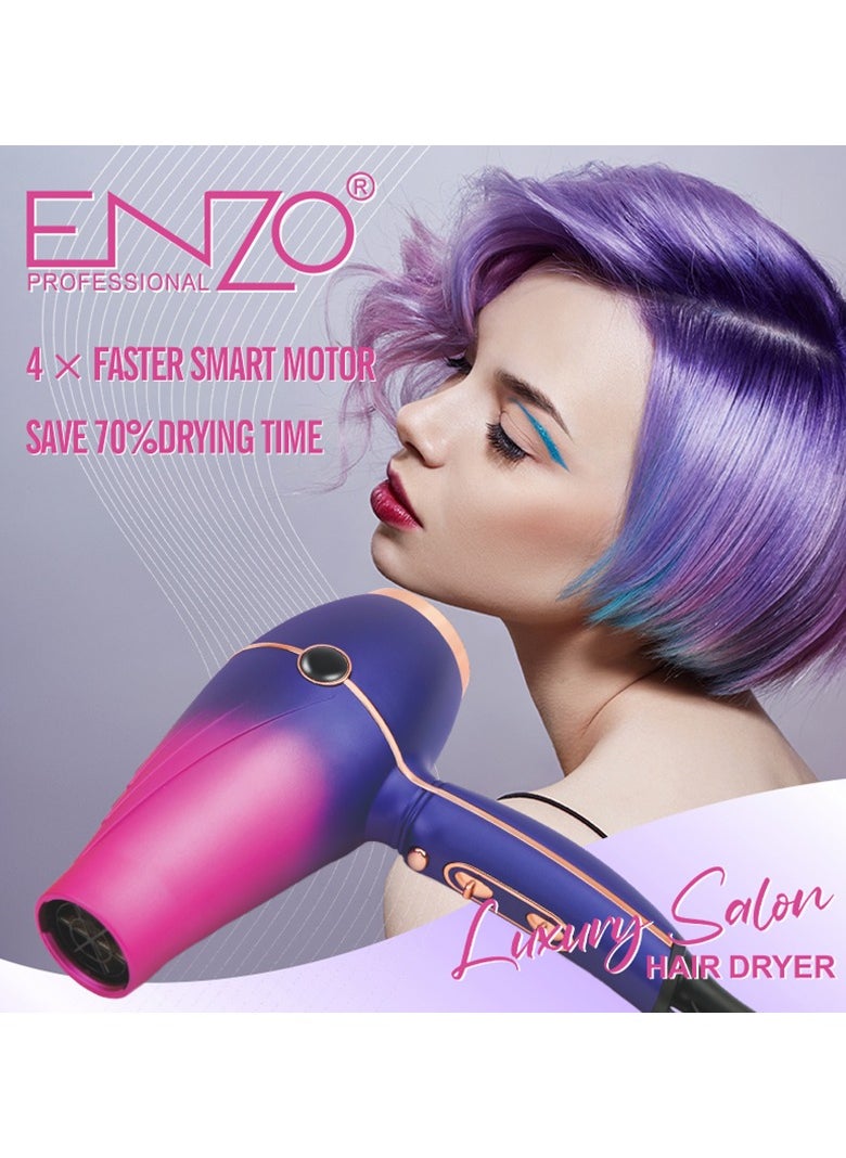 ENZO Professional - Enzo EN-8001 high-performance salon-grade hairdryer featuring a powerful 7500W 21,000 rpm - Image 1