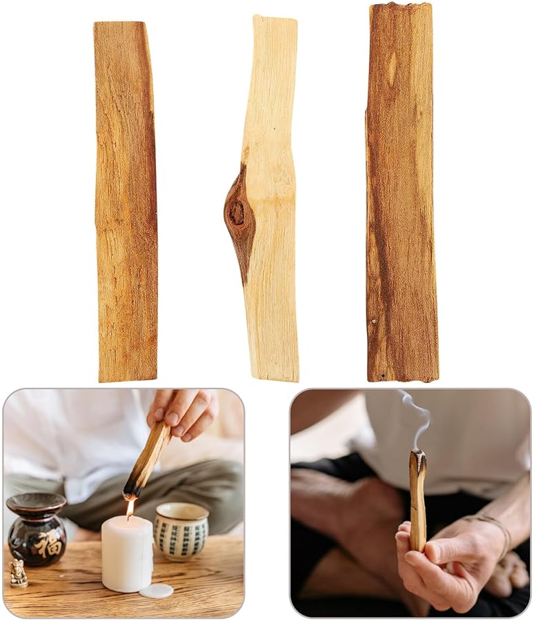 3Pcs Natural Wood Smudging Sticks For Air Purification Cleansing Harmony Home Relaxation - Image 5