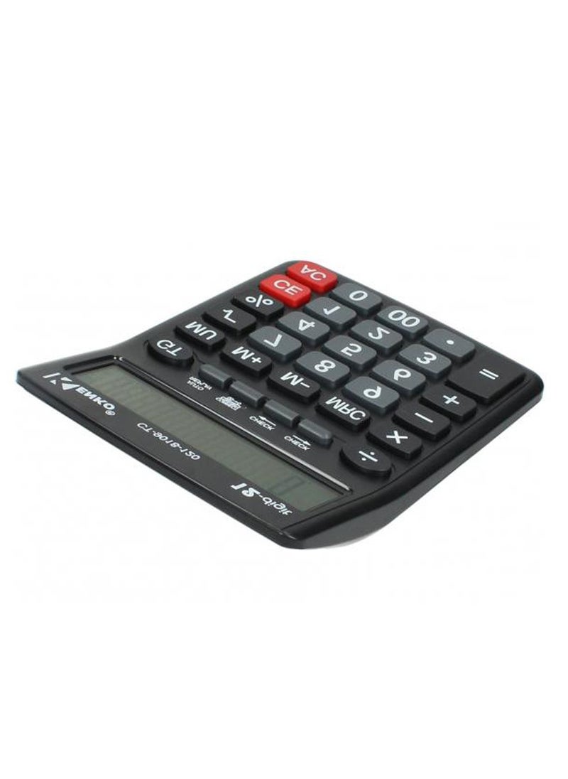Generic - CT-9018-120 large digital calculator is a large desktop calculator with a 12-digit display. The calculator is very practical in math class, accounting, at work, at school and at home. - Image 1