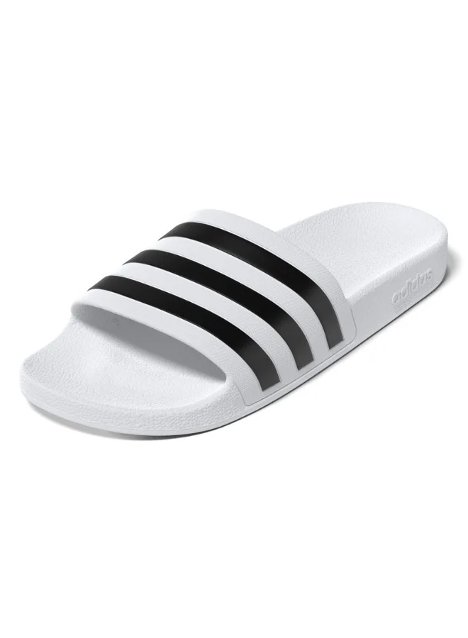 Adidas Adidas Adilette Aqua U White Sportswear Sandals/Slippers For Unisex