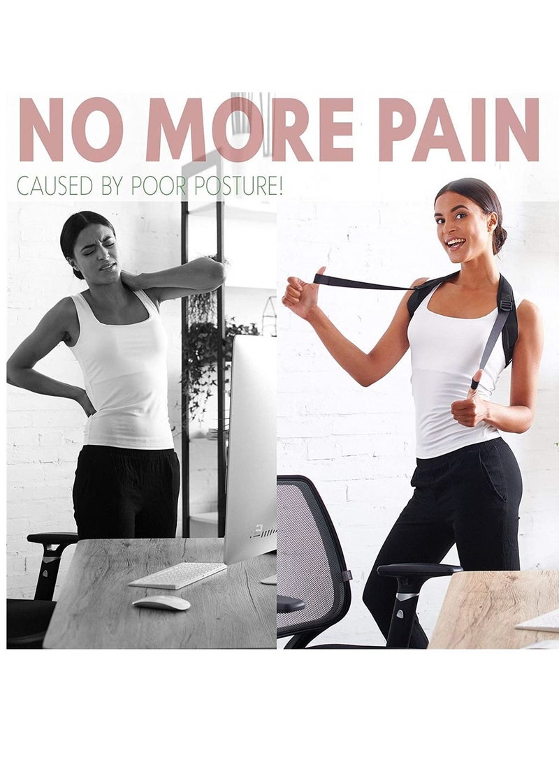 Posture Corrector for Women Men - Brace Adjustable Back Straightener (25 53) - Image 3