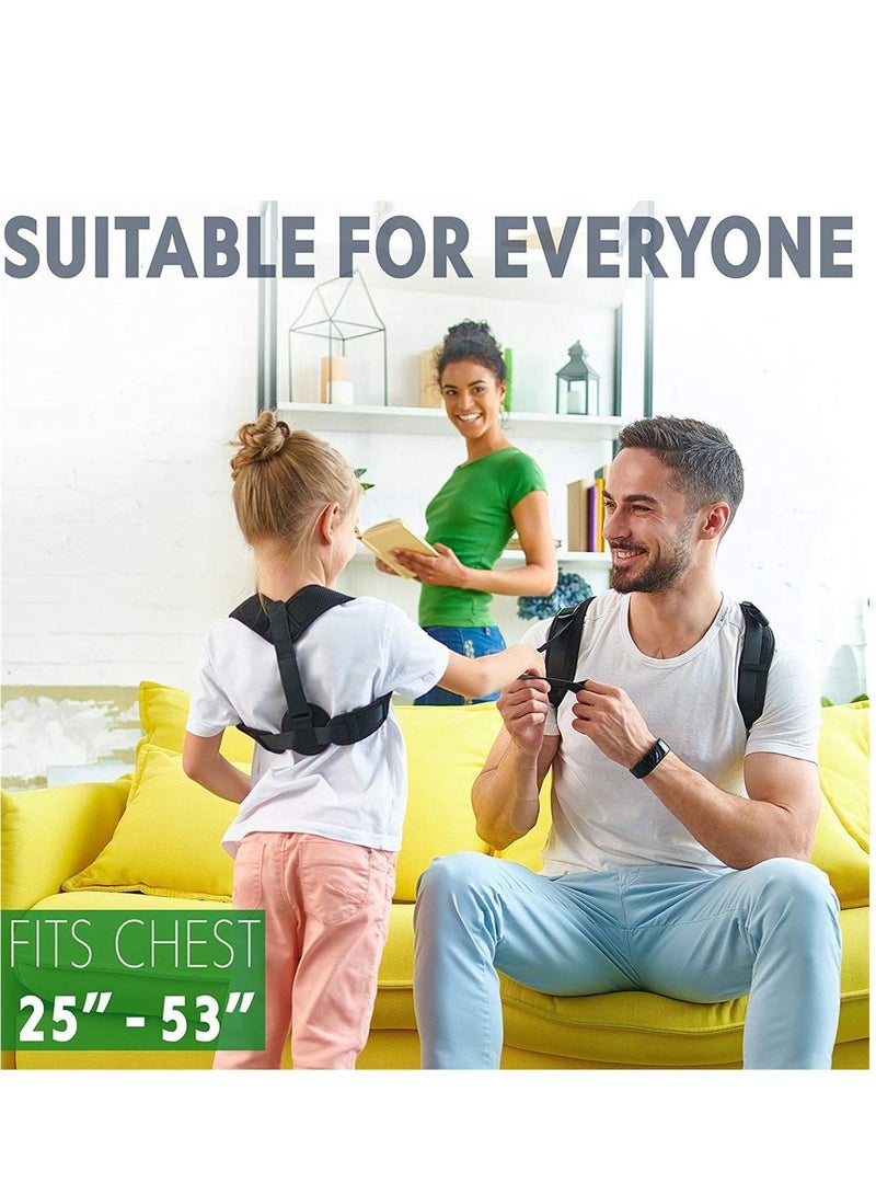 Posture Corrector for Women Men - Brace Adjustable Back Straightener (25 53) - Image 5