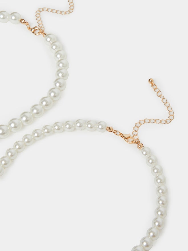 Styli Styli Faux Pearl Layered Necklace  - Image 4