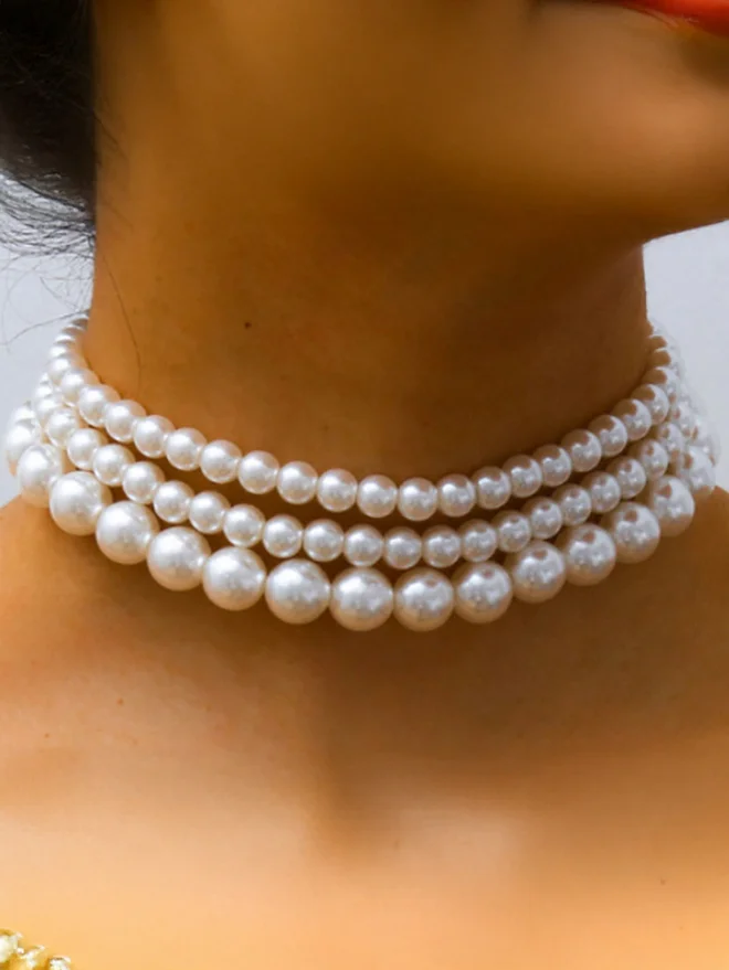 Styli Styli Faux Pearl Layered Necklace