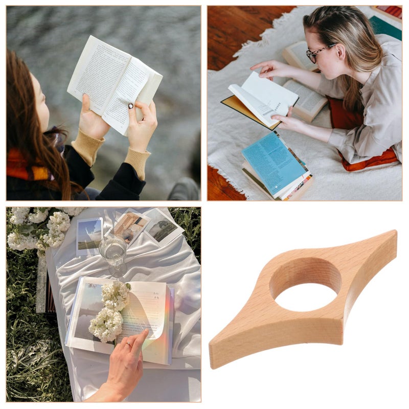 Thumb Page Holder Bookmark For Easy One Handed Reading Portable Page Spreader Lightweight Reading Accessory - Image 3