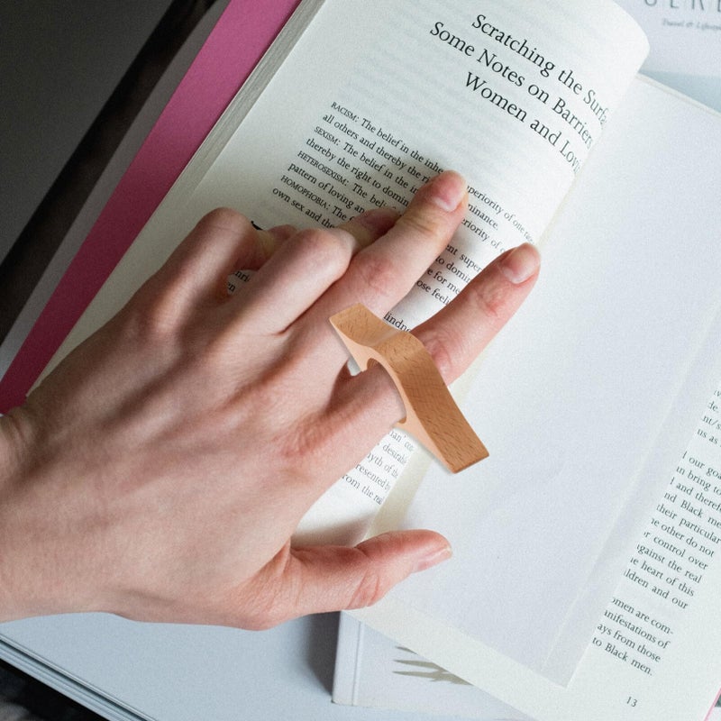Thumb Page Holder Bookmark For Easy One Handed Reading Portable Page Spreader Lightweight Reading Accessory - Image 5