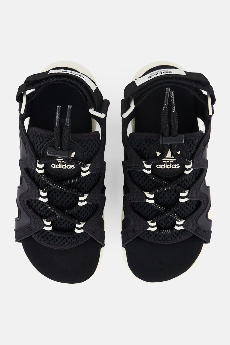 adidas Originals Women Astir Velcro Closure Outdoor Sandals, Black - Image 4