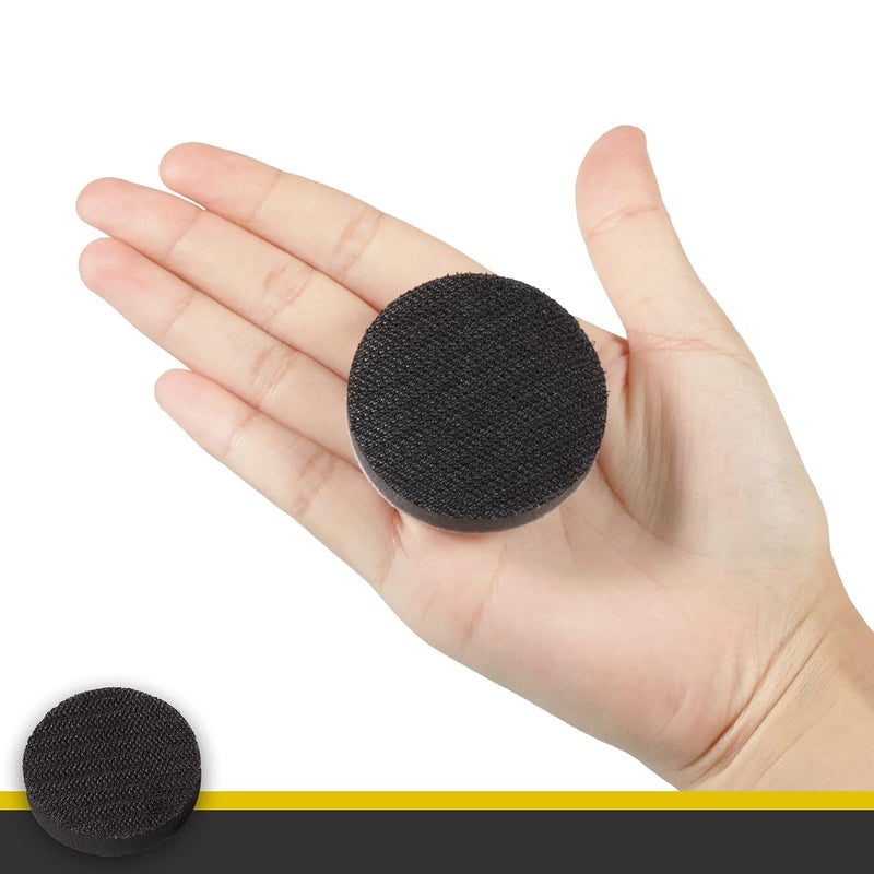 LEONTOOL 5 Pack 2 Inch (50mm) Hook and Loop Soft Foam Buffering Pad No Hole Sponge Cushion Buffer Pad High Density Foam Sanding Pads for Orbital Sander Soft Interface Pad - Image 5
