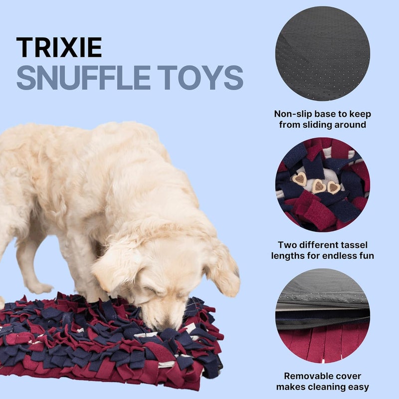 TRIXIE Snuffle Mat for Dogs Level 1 Interactive Dog Toys Slow Feeder Puzzle Foraging Training - Image 4