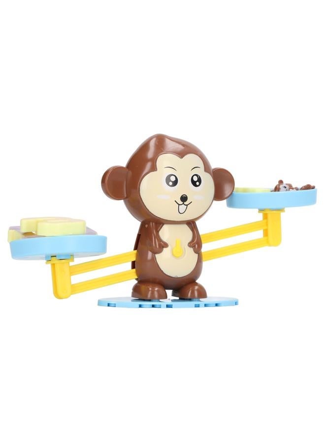 NIBEMINENT Math Balance Game Cute Fun Educational Monkey Scale Toy for Preschool Kindergarten Boys Girls  - Image 4