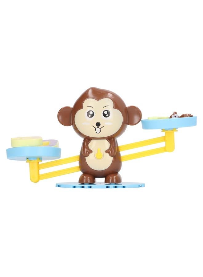 NIBEMINENT Math Balance Game Cute Fun Educational Monkey Scale Toy for Preschool Kindergarten Boys Girls  - Image 5