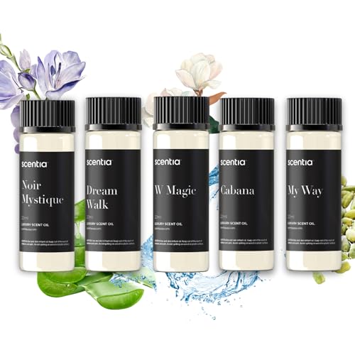 SCENTIA My Way Hotel Diffuser Oil | Aromatherapy Fragrances Inspired by 5-Star Hotels | Luxurious Scents Gift Set-5x20ml Bottles Set-The 1 Hotel Miami Beach & 5-Star Hotels - Thanksgiving & Holiday Gift - Image 2