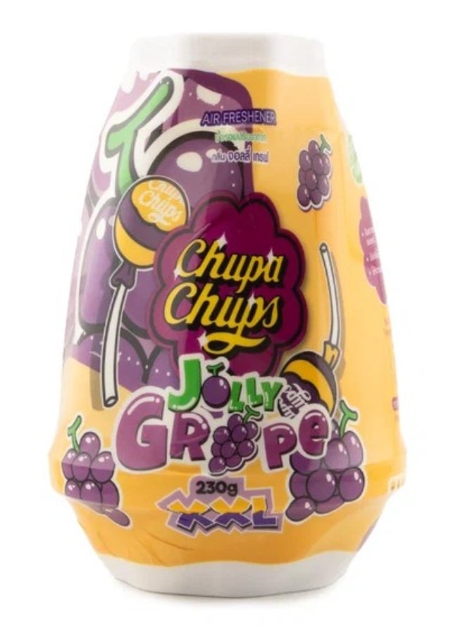 Chupa Chups Jolly Grape Air Freshener Gel XXL 230g – Long Lasting Sweet Grape Fragrance for Car, Home & Office - Image 3