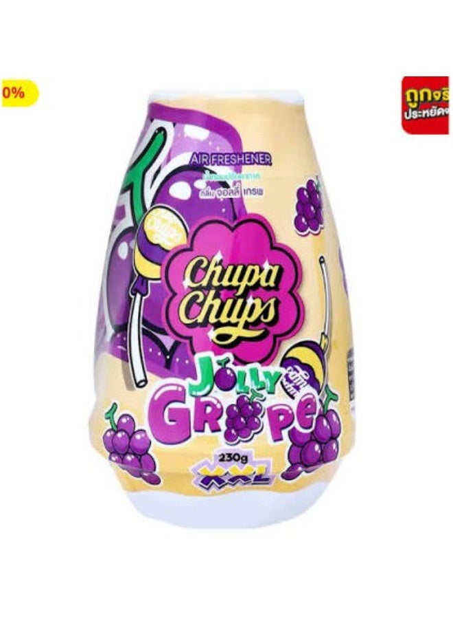 Chupa Chups Jolly Grape Air Freshener Gel XXL 230g – Long Lasting Sweet Grape Fragrance for Car, Home & Office - Image 4