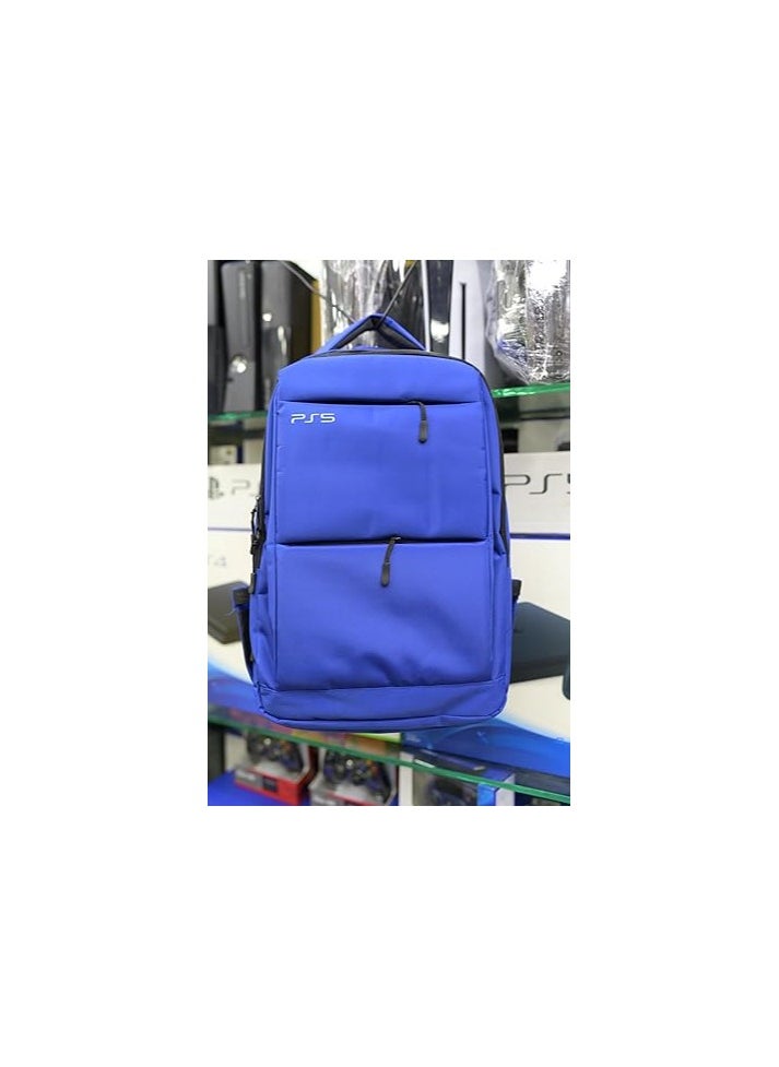 Generic - PlayStation 5 Backpack for All Versions of the PlayStation 5 Console - Blue - Image 1