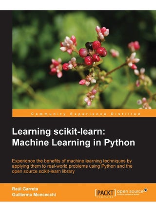 Packt Learning Scikit-Learn: Machine Learning in Python - pzsku/Z93724B9CFF4487214F64Z/45/1747996608/c38fa8c2-2b44-4bb5-aa6b-bad564e885b7