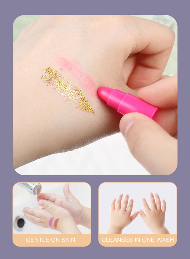 Sharpdo Kids Makeup Kit for Little Girls,Washable Makeup Kit,Kids Real Girls Makeup Kit with Cosmetic Case,Pretend Play Makeup Set Toys Birthday Gifts - Image 4