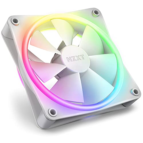 NZXT F120RGB Duo - 120mm Dual-Sided RGB Fan - Triple Pack (White) w/RGB Controller - Image 4