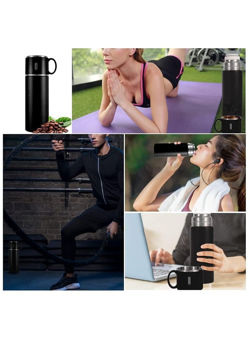 Device Of Urban Infotech DEVICE OF URBAN INFOTECH Vacuum Insulated Flask Water Bottle, Double Wall Stainless Steel Thermal Bottle with Lid 3 Cup for Hot & Cold Water, Coffee... - Image 5