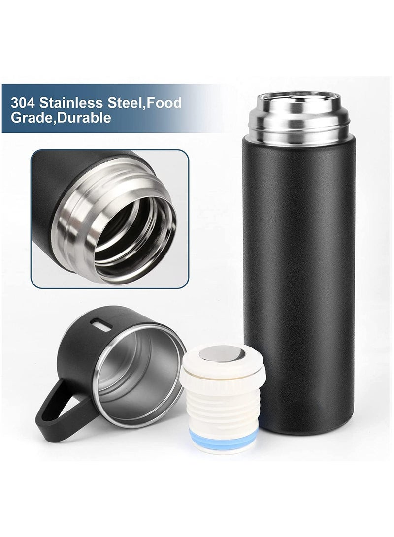 Device Of Urban Infotech DEVICE OF URBAN INFOTECH Vacuum Insulated Flask Water Bottle, Double Wall Stainless Steel Thermal Bottle with Lid 3 Cup for Hot & Cold Water, Coffee... - Image 2