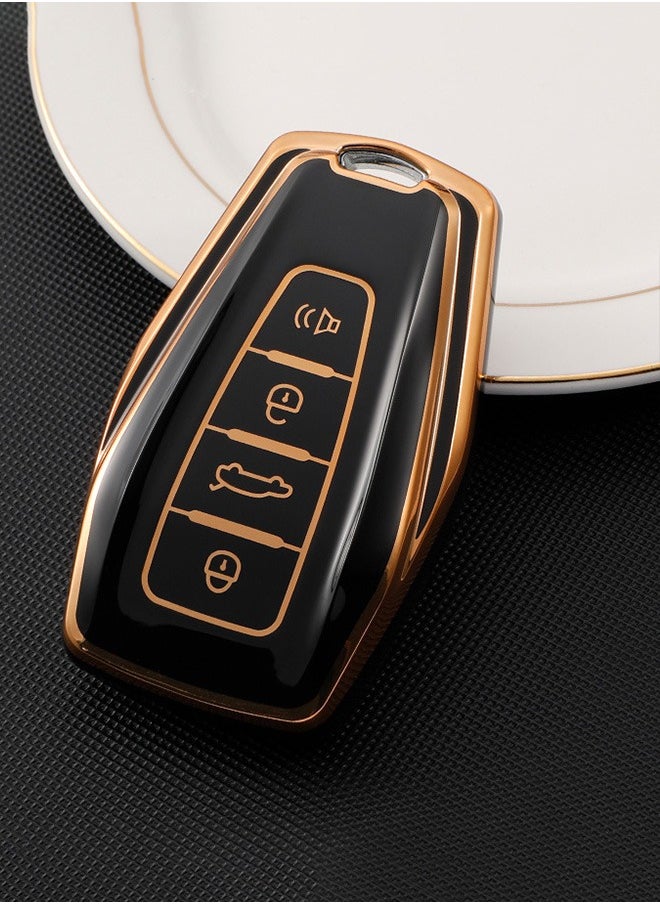 Generic - Suitable For Geely Coolray X6 Emgrand Global Hawk GX7 key Protection Case High-end Car Key Case - Image 1